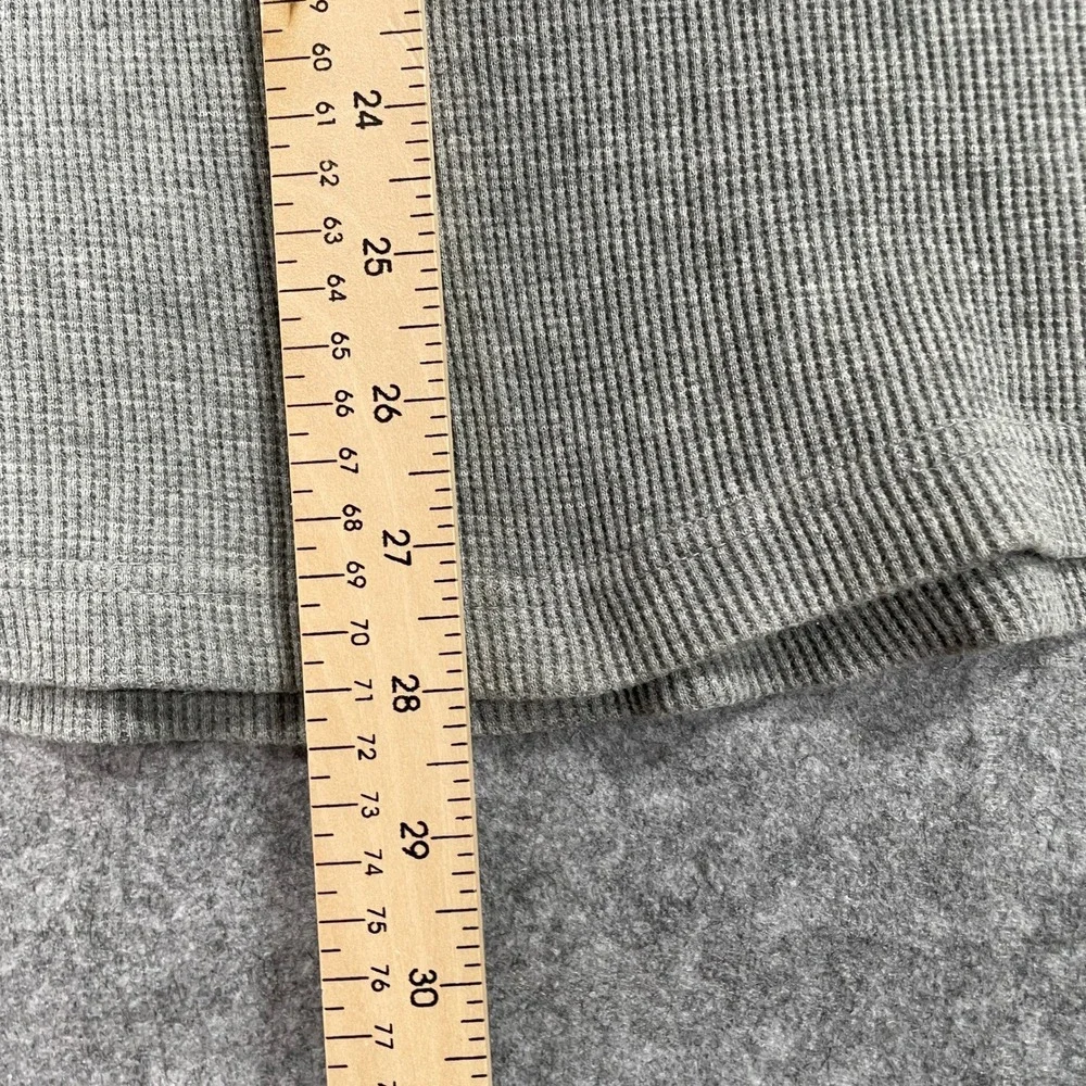 Jordan Mens Shirt XL Gray Long Sleeve Athletic Streetwear Knit Waffle Air